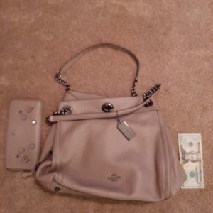 Coach Bag with clutch
